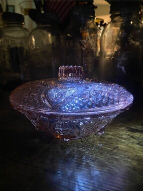 Kig Malaysia Candy Dish Fairy Lamp - Pink Decorative Servingi Bowl